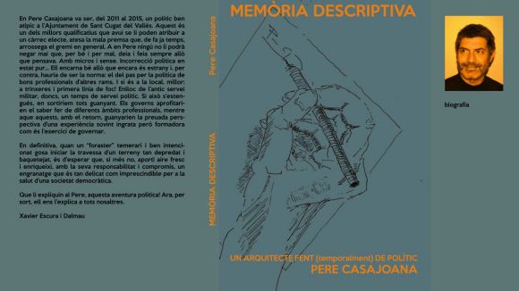L'extinent d'alcalde Pere Casajoana presenta avui el seu primer llibre a l'ETSAV