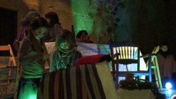 Alt: El pessebre vivent torna aquest diumenge als Jardins del Monestir