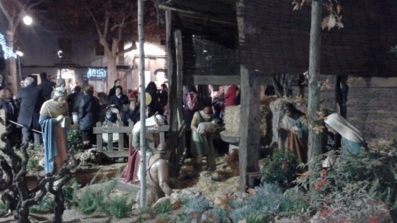 El pessebre s'instal·la aquest divendres a la plaça de Barcelona