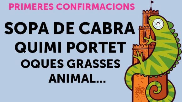 Sopa de Cabra i Quimi Portet actuaran en la propera edició dels Petits Camaleons