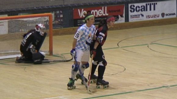 El Patí Hoquei Club Sant Cugat femení s'acomiada de l'Ok Lliga amb derrota davant el CP Las Rozas