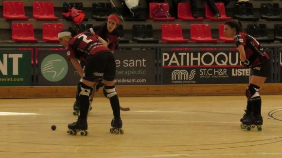 El femení del Patí Hoquei Club Sant Cugat torna amb un punt de la seva doble jornada a Madrid