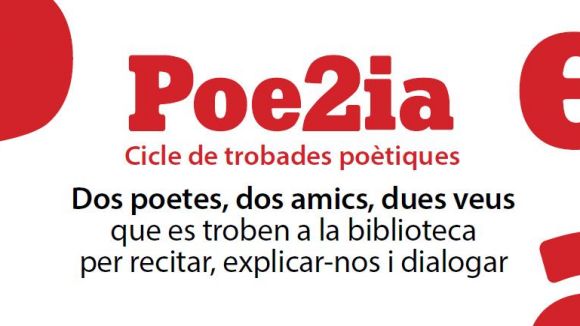 La biblioteca de Mira-sol acollirà un cicle de trobades poètiques entre aquest mes i el juny