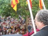El PP critica la 'politització' del pregó de Festa Major i ERC s'absenta del balcó