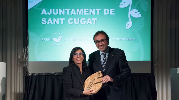 La Generalitat i el Club EMAS premien el pla de Desplaçament d'Empresa de l'Ajuntament