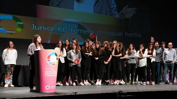 El Junior femení d'hoquei herba, Millor Equip Sènior als Premis Esport en Marxa