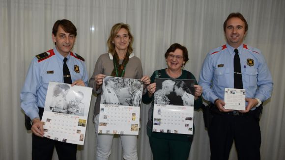 Els Mossos dediquen el calendari solidari a l'Alzheimer per segon any
