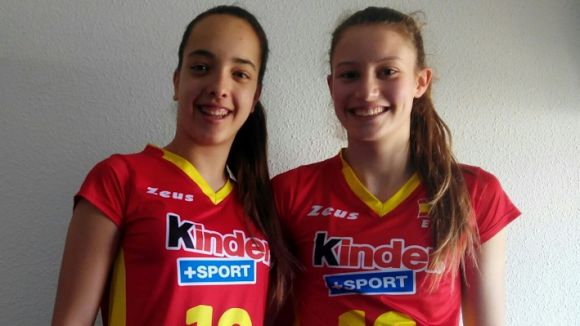Ariadna Priante, del Volei Sant Cugat, cerca des d'avui un lloc al Campionat d'Europa sub 16