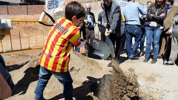 Col·locada la primera pedra de la nova promoció d'habitatges a Rius i Taulet