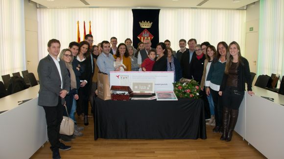 Sant Cugat dóna la benvinguda oficial a Lua Riba Salvador, la primera santcugatenca del 2017