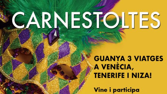 El Sant Cugat Centre Comercial sorteja tres viatges entre els seus clients amb motiu del Carnestoltes