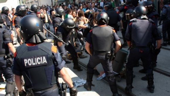 La CUP se solidaritza amb els condemnats per protestar al Parlament