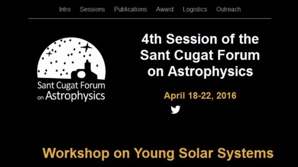 El 4t Fòrum d'Astrofísica de Sant Cugat se centra en els sistemes solars joves