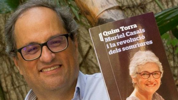 Quim Torra presenta el llibre 'Muriel Casals i la revolució dels somriures' a la Festa de Tardor