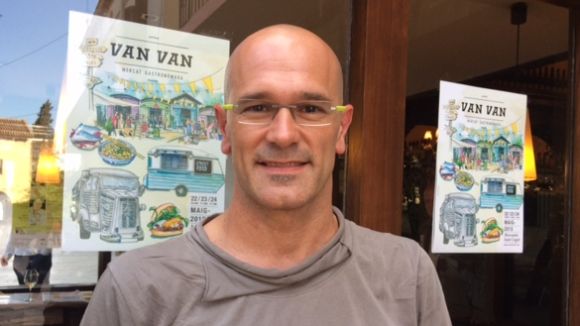 Alt: Raül Romeva, responsable de campanya d'Òmnium de cara al 27S