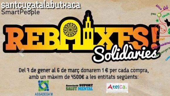 Jesús Carballo (StC) parla de la iniciativa 'Rebaixes Solidàries' a l'espai de comerç del SAF