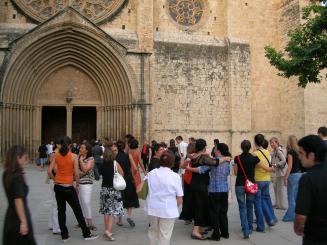 300 persones recorden Jaume Tubau en una cerimònia al Monestir