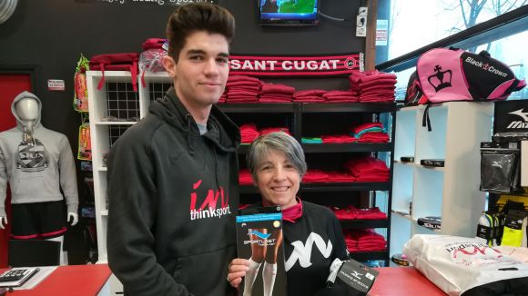 Antonia López, guanyadora del lot de mitgetes esportives de Thinkinsport i Esport en Marxa