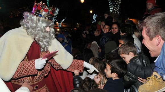 Els Reis arriben avui a la Floresta en tren