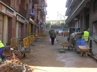 Els veïns del centre celebren avui la finalització de les obres de tres carrers