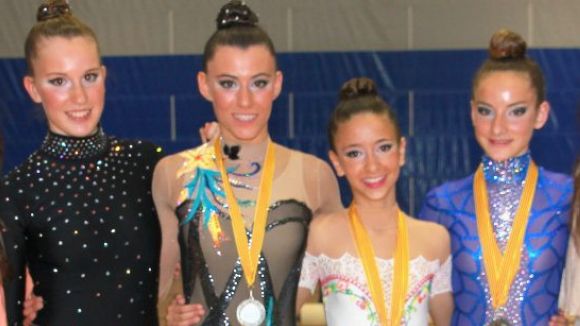 La gimnasta del Muntanyenc Natalia Garcia finalitza segona a l'Estatal