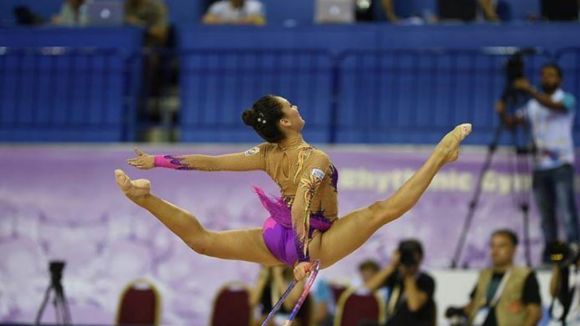 Natàlia Garcia Timofeeva, favorita al Campionat d'Espanya de Rítmica d'aquest cap de setmana