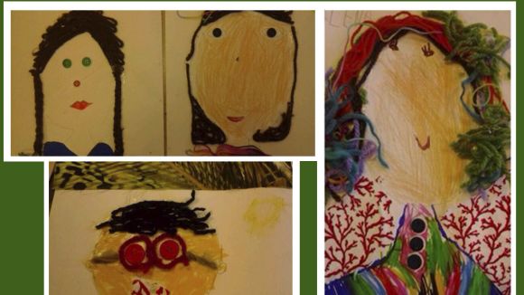 Els infants de Sant Cugat estan convidats a crear retrats amb elements del tèxtil