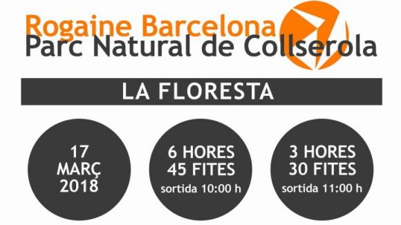 Sant Cugat acollirà l'inici i final de la 8a Rogaine de Barcelona-Parc Natural de Collserola aquest dissabte