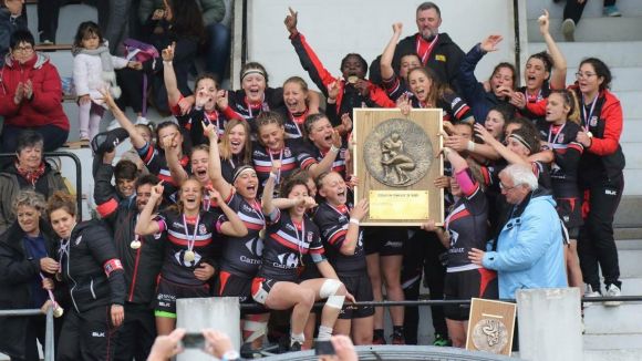 Amàlia Argudo guanya el Campionat de França sub 18 de rugbi amb l'Stade Toulousain