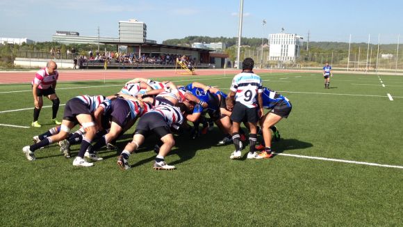 El Rugby Sant Cugat guanya a Durango i lidera la fase d'ascens