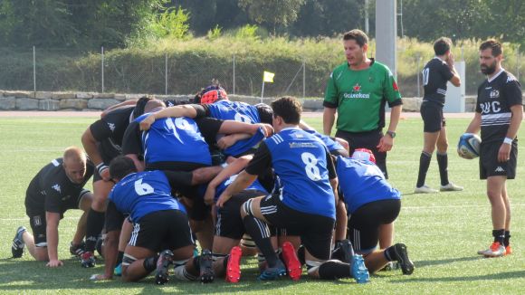El Rugby Sant Cugat aconsegueix el triomf davant la Santboiana B i s'afiança en la quarta posició