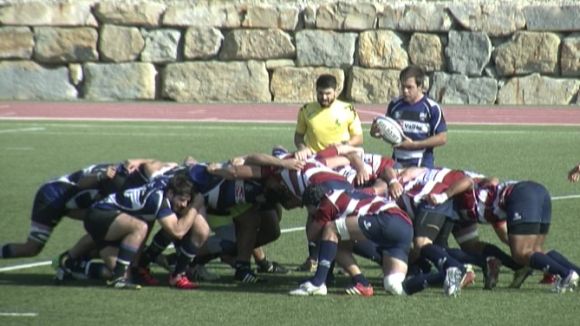 Alt: El Club Rugby Sant Cugat es posarà a prova contra el CAU València