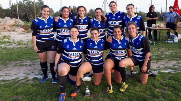 El femení del Rugby Sant Cugat es proclama campió de Catalunya de rugbi Seven