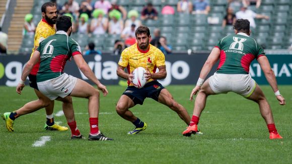 Pol Pla i la selecció espanyola de rugbi a 7 comença les Sèries Mundials a Dubai