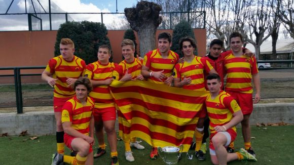 La selecció catalana sub 18, amb representants del Rugby Sant Cugat, s'endú el Campionat d'Espanya