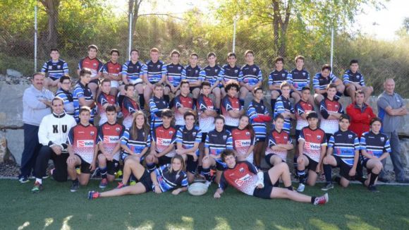 L'equip sub 16 del Rugby Sant Cugat juga la final del Català davant el BUC