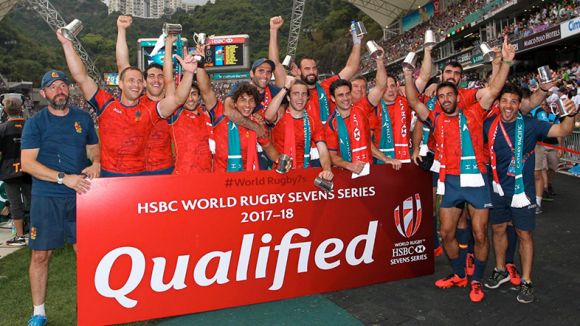 Pol Pla aconsegueix l'ascens a les World Series de rugbi 7 amb la selecció espanyola