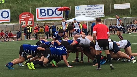 El Rugby Sant Cugat diu adéu al títol a la primera jornada del Campionat d'Espanya sub 18