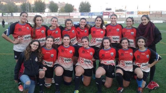 El femení del Rugby Sant Cugat encaixa una derrota contundent davant el GEiEG i cau a l'últim lloc