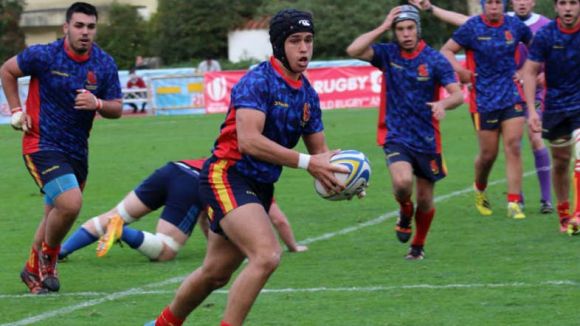 Barranco, Cebrián i Soler, del Rugby Sant Cugat, cercaran el cinquè lloc del Campionat d'Europa Sub 18