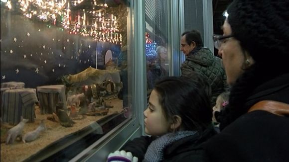 Alt: La ruta de Pessebres de l'Ateneu acosta al públic una tradició molt viva