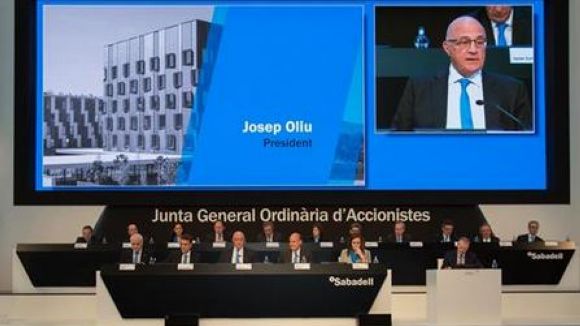 Banc Sabadell reparteix un dividend de set cèntims per acció