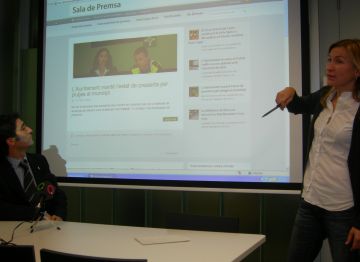 Sant Cugat estrena una sala de premsa del segle XXI