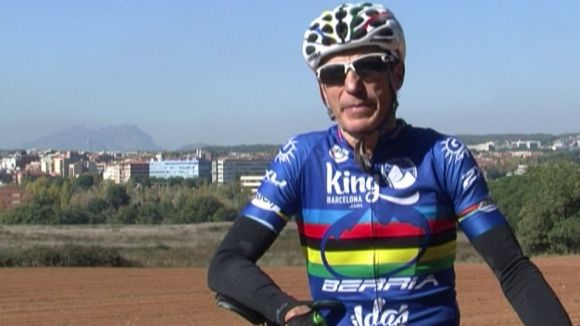 Javier Salamero, un ciclista campió del món als 50 anys