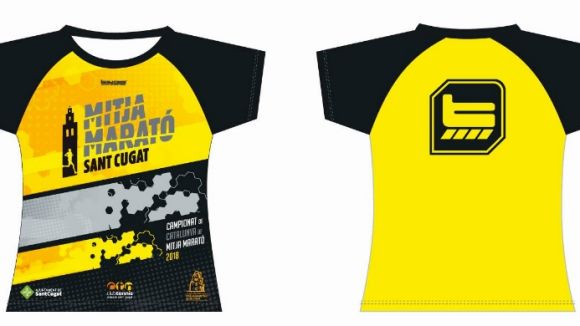 La Mitja Marató de Sant Cugat presenta el model femení de samarreta en suport al Dia de la Dona