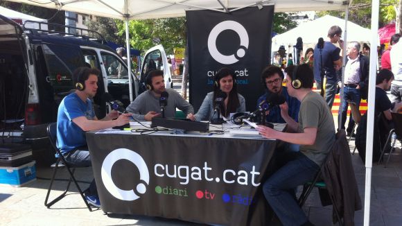 Cugat.cat ofereix aquest Sant Jordi una programació especial des del carrer