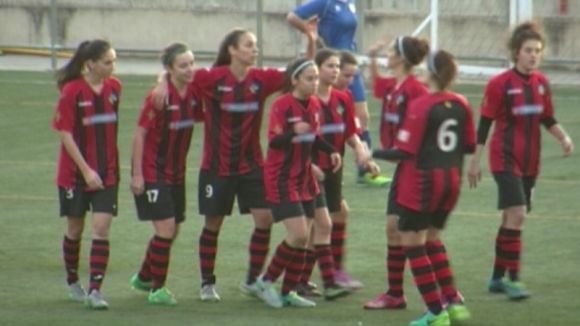 El femení del Sant Cugat Esport imposa el seu domini a ritme de gols davant el Santboià