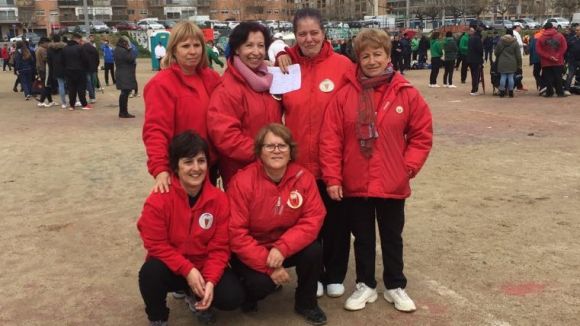 L'equip femení del Club Petanca Sant Cugat disputarà la fase final del Campionat de Catalunya