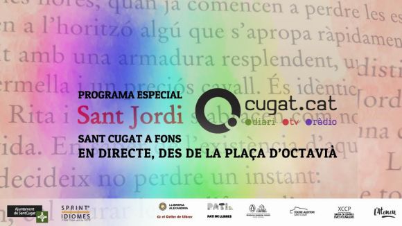 Cugat.cat celebra Sant Jordi aquest diumenge a la plaça d'Octavià amb un programa especial