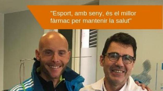 L'atleta Jaume Leiva i el Doctor Brotons, protagonistes del Clínic de la Sant Silvestre aquesta tarda
